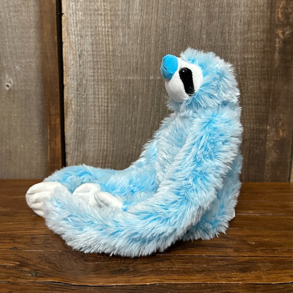 Kellytoy Long Arm Plush Sloth in Frosted Blue 22” Stuffed Animal - Picture 4 of 16